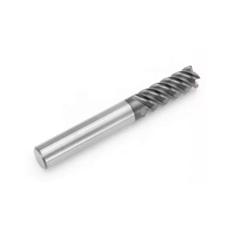 ROMTIC HRC68 rivestimento Nano nero ad alta durezza per materiale temprato fresa a becco tondo 4F fresa a candela per macchine CNC