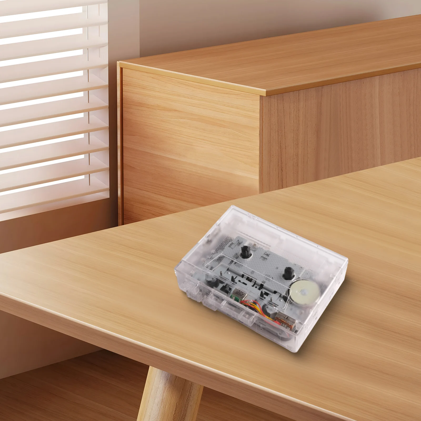 Digital Cassette Player Portable with USB Interface for MP3 File Creation Radio Function and Battery USB Power Options