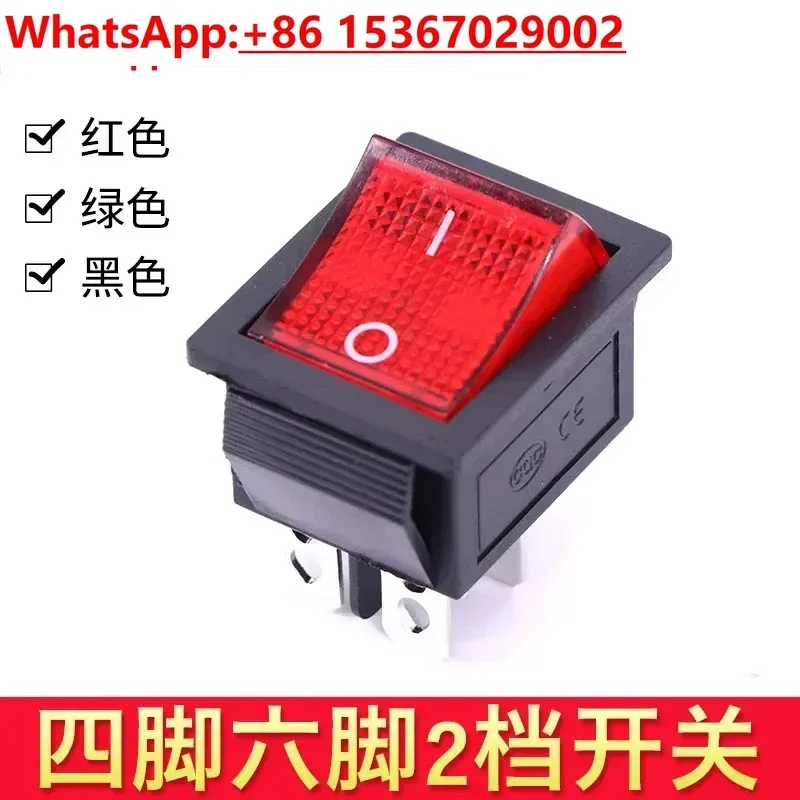 

Cooking stove switch KCD ship type red rocker fryer button start