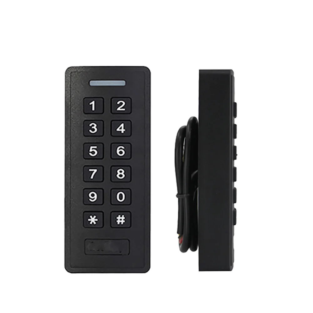 Waterproof Standalone Access Control gate opener fingerprint door keypad white RFID Reader of ABS