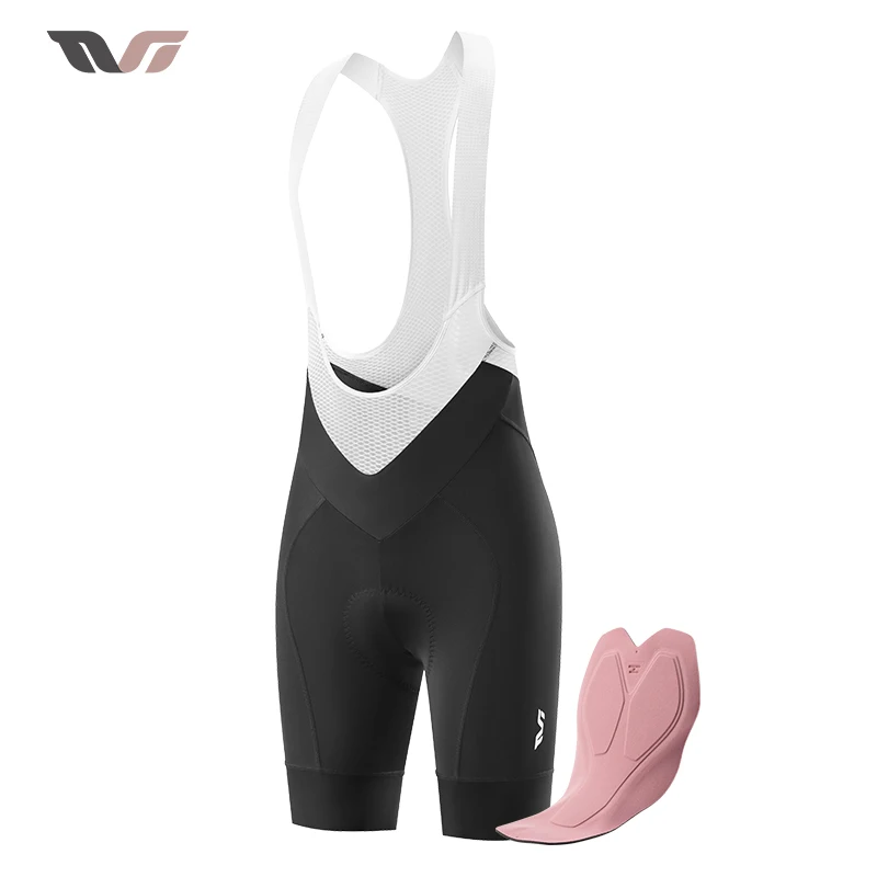 

ROCKBROS TVI Female Cycling Bib Shorts Lightweight Quick Dry Breathable Mesh Comfortable Cushion Pad Women Cycling Bib Shorts