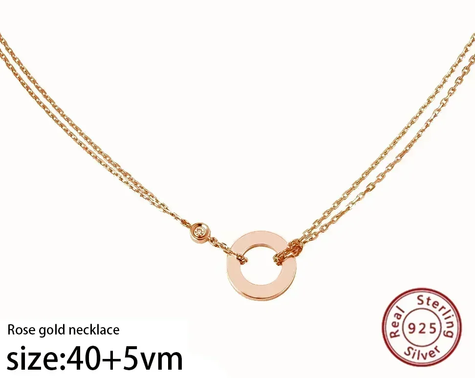 2024 New S925 Silver Cartier-Style Necklace: Premium Chic, Trendsetting, Elevates Charm, Price Cut