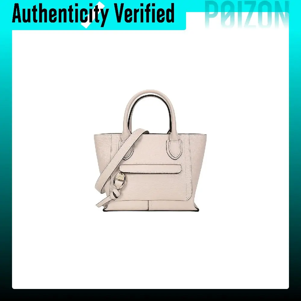 LONGCHAMP Mailbo Cow Leather Shoulder Bag, Handbag Small Women's Pink White 10103HTA337