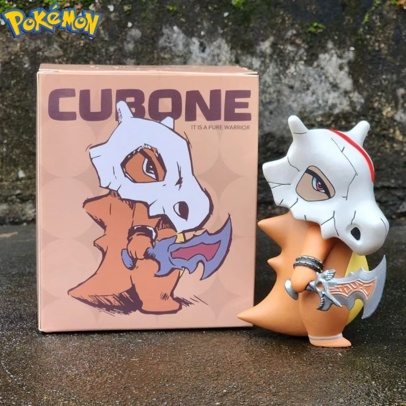 Pokemon Animation Cubone Figure Cartoon Desktop Decoration Ornament Children's Toy Collection Model Toy Birthday Gift