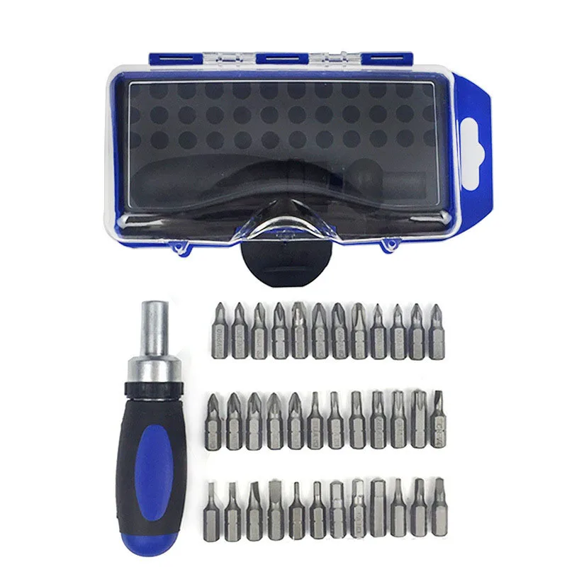 

Multifunction 38pcs Ratchet Screwdriver Set for Home Use Mechanic Auto Repair Tool Kit for Phones and Electronics