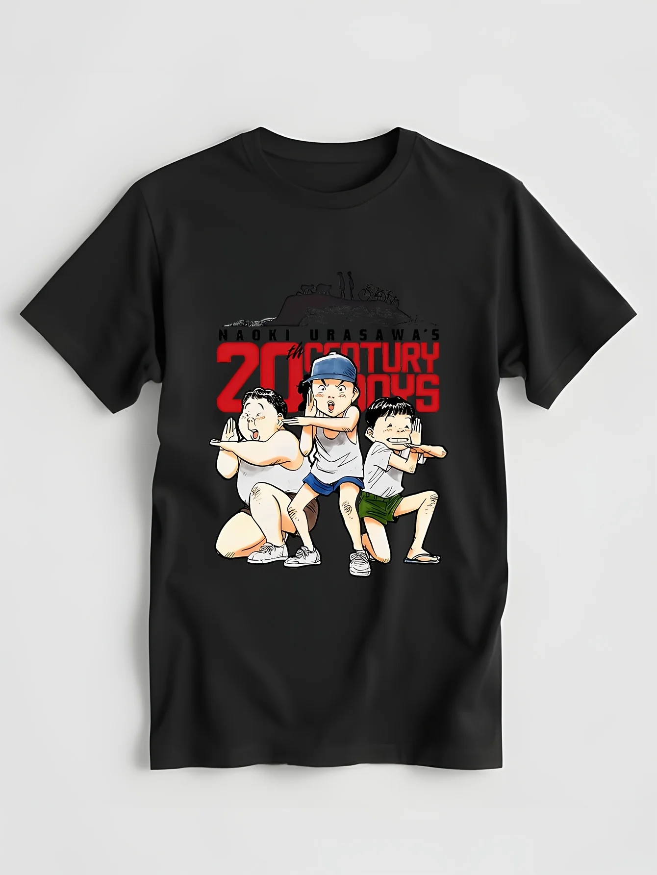 20th century boys naoki urasawa Vintage T-shirt Cotton Men T shirt New Tee Tshirt Womens Tops