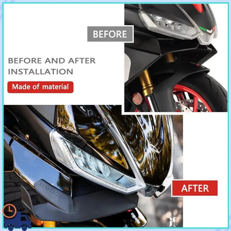 

Motorcycle Winglet Aerodynamic Wing Kit Side Wind Spoiler Side Wind Spoiler For RS660