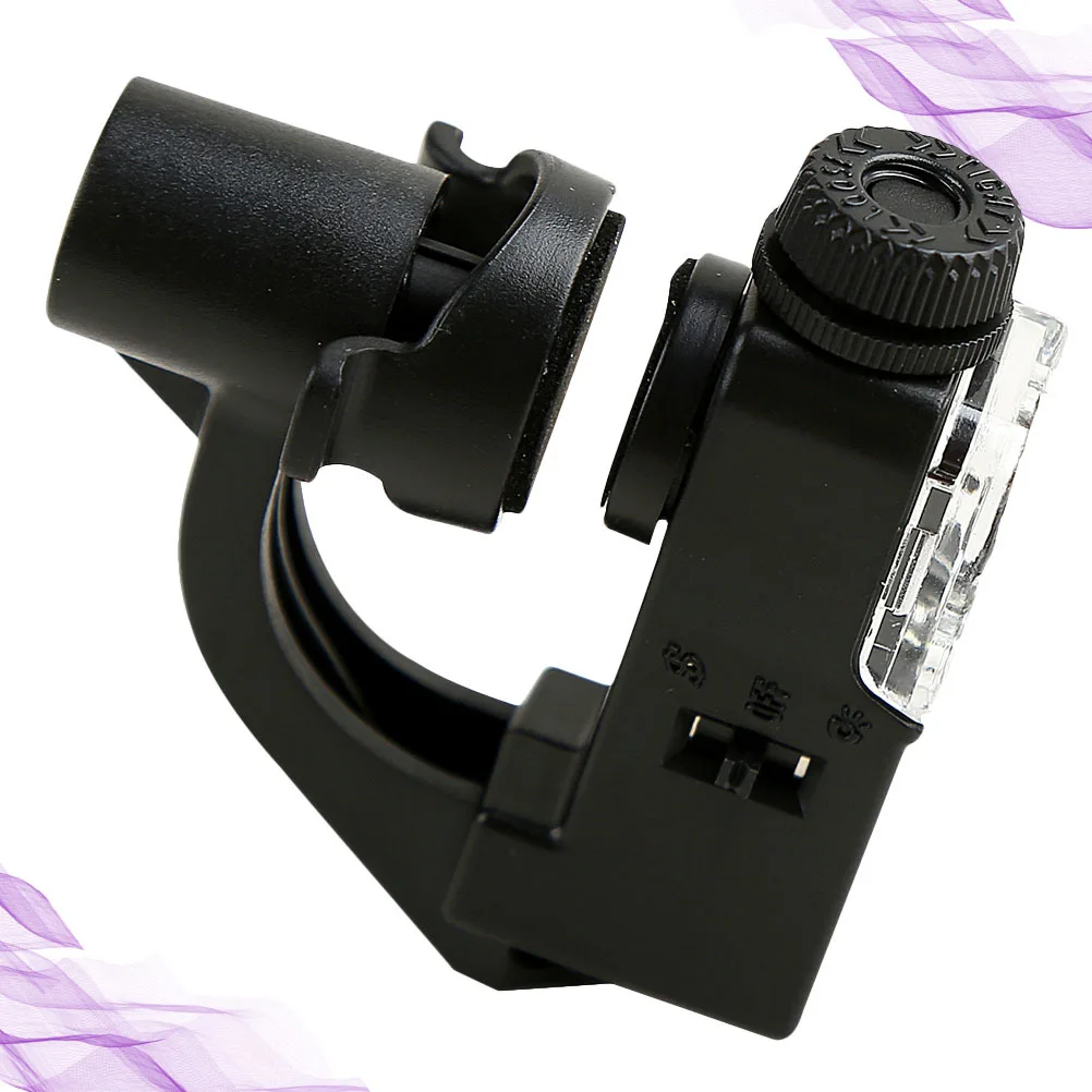 

Portable 90X Phone Microscope Clip-on Mobile Magnifier with LED Light for Jewelry Inspection Scientific Exploration