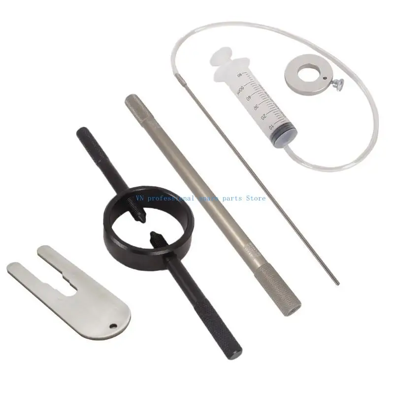 

41XA Motorcycle Fork Maintenance Including Oil Level Tool And Spring Compressor