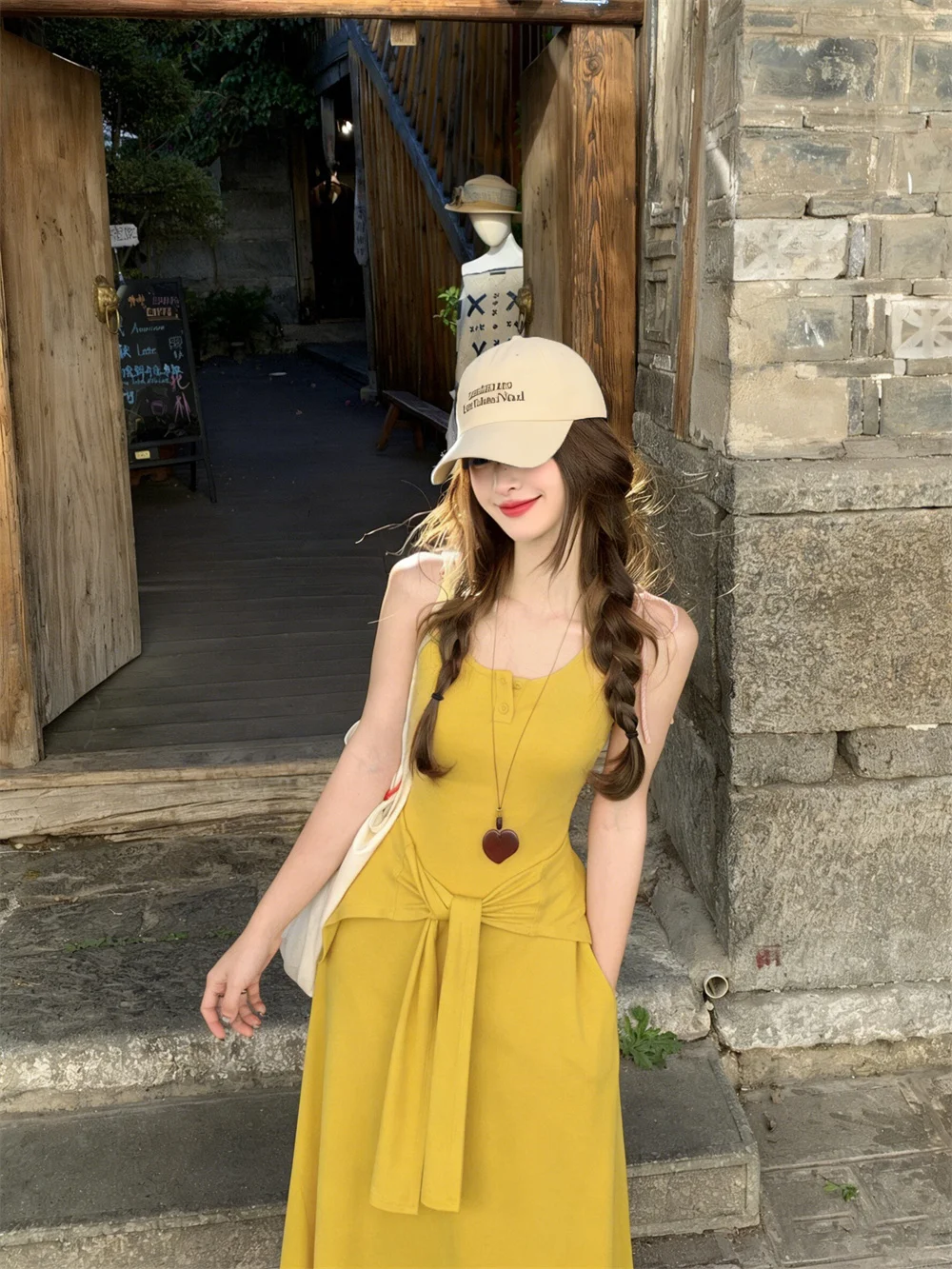 

Elegant Pure Color A-Line Midi Dress Women's Summer New Fashion Slimming Strapless Gown Korean Style Commute Suitable