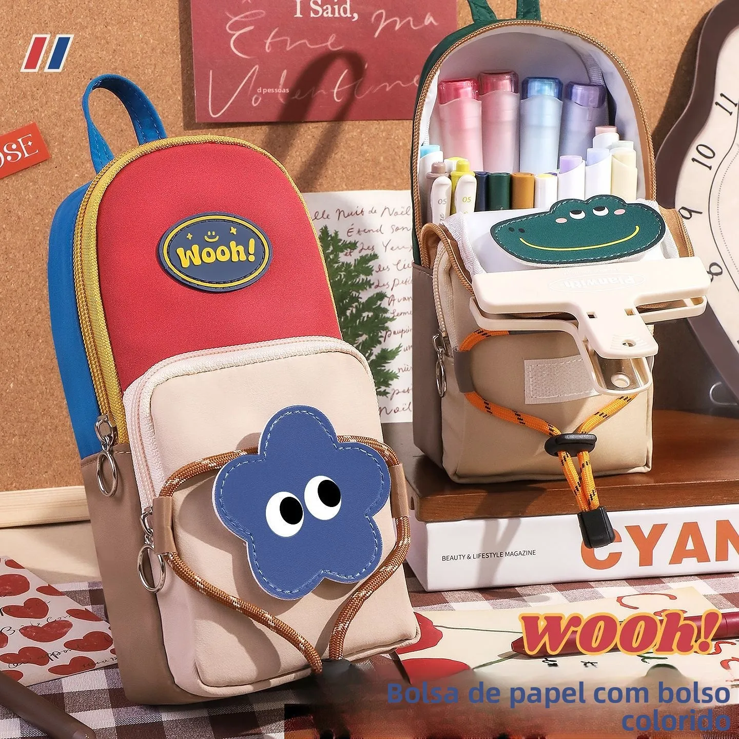nouvelle-trousse-a-crayons-2026-style-retro-simple-unisexe-pour-ecoliers-du-primaire-sac-de-papeterie-au-design-unique-et-motifs-non-repetitifs