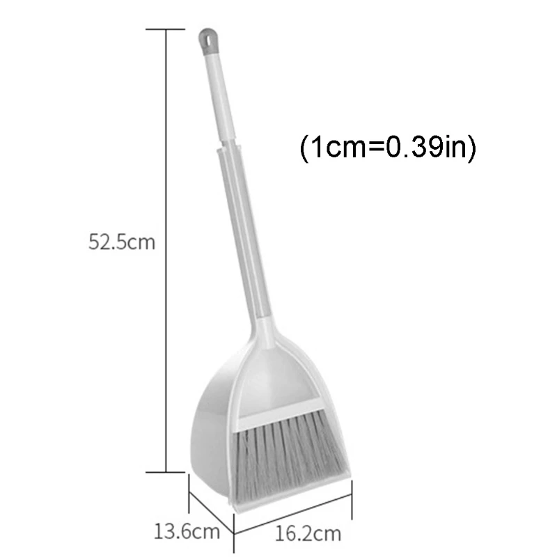 KX4B Kids Mini Broom Dustpan Set Toddlers Children Pretending for Play Household Cleaning Tool for Girls Boys