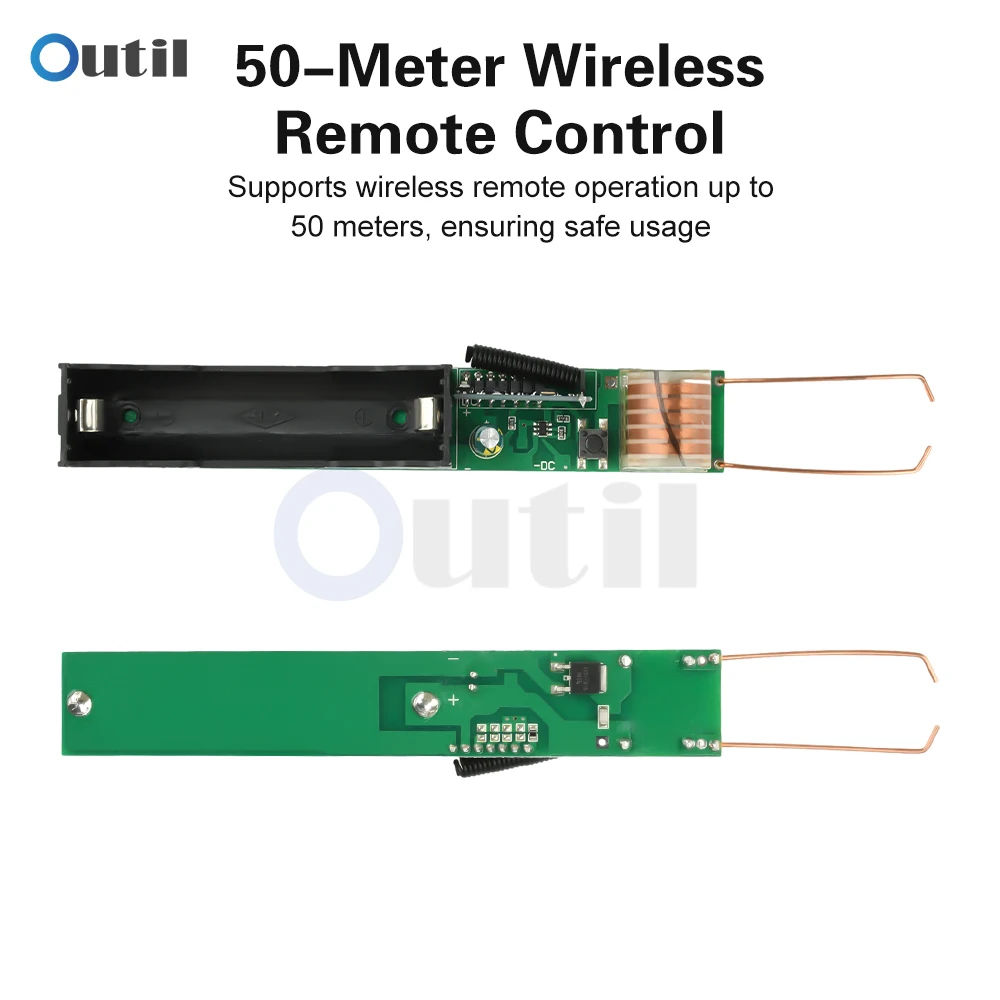 Modul Pengapian Jarak Jauh Generator Tegangan Tinggi dengan Kontrol Nirkabel 50M Konverter Peningkat Pelepasan Busur Stabil Output 15KV