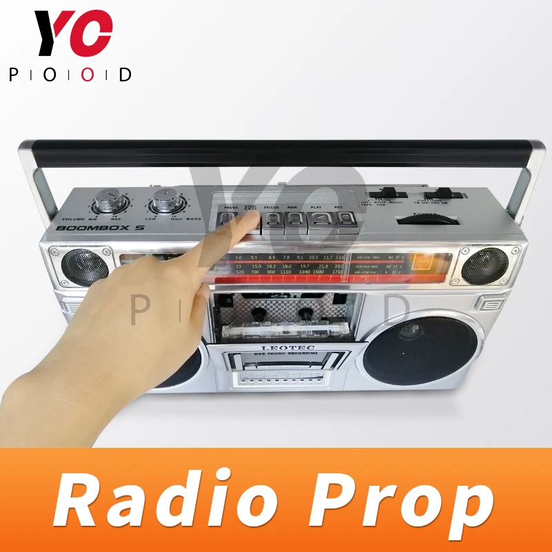 Escape Room Radio prop Put Tape in radio to get audio clues Room Escape Radio Escape the room equipments