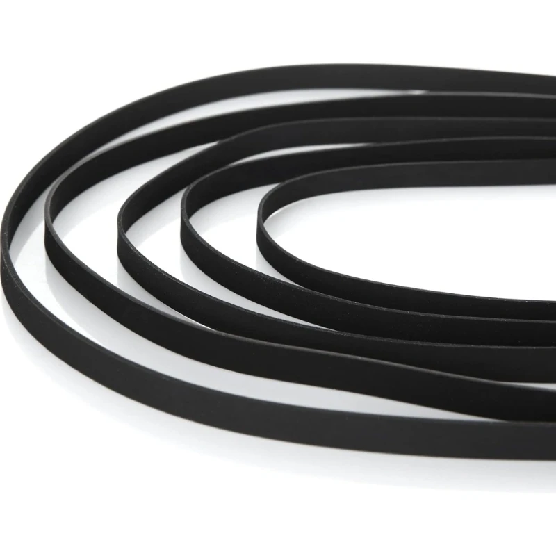 10 個マルチサイズターンテーブルベルトゴムドライブストラップレコードプレーヤーベルト蓄音機修理部品蓄音機ベルト