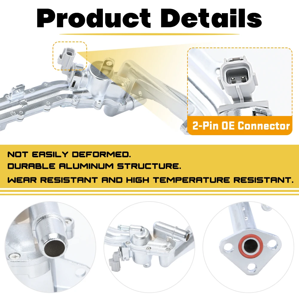 Upgraded Metal Coolant Water Pipe System Kit 3.0 for Jaguar XE XF XJ F-Pace F-Type LR010733 AJ813917