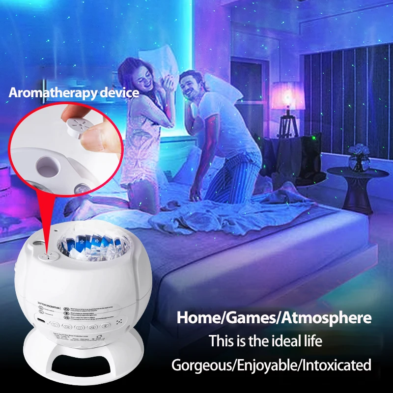 Star Projector Northern Light Projector Star Projector Galaxy For Ceiling Projector Remote Control Room Moon Night Star Lamp