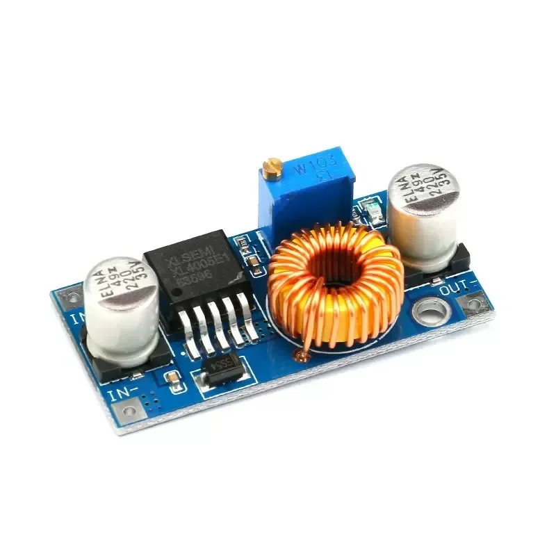 2pcs XL4005 DC Adjustable Step-down Power Module 5-32V High Power 5A High Efficiency 92% Far Exceeding 2596