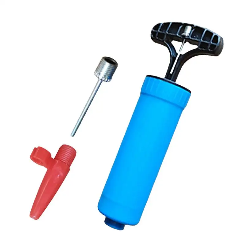 Ball Pump Hand Pump Inflator Portable Basketball Pump With Air Nozzle Air Needle Football Inflating Pump Volleyball Push Air