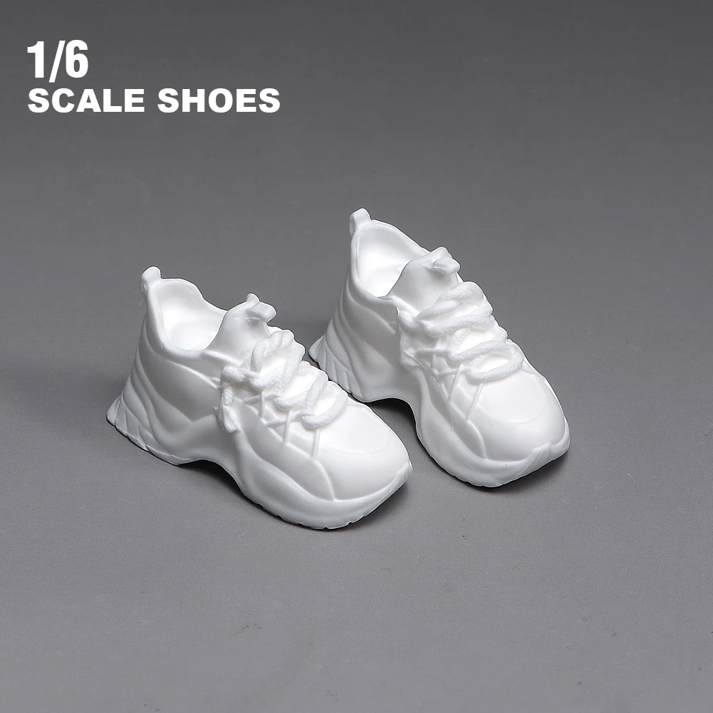 재고 있음 1/6 스케일 두꺼운 밑창 캐주얼 신발 아빠 신발 모델 의류 액세서리 12인치 여성 군인 액션 피규어 바디 인형에 적합