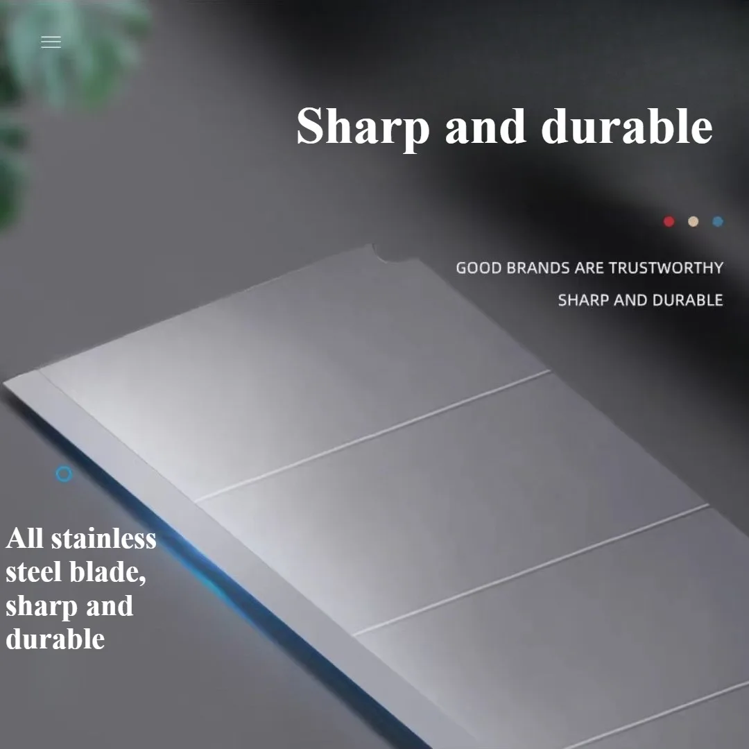 Stainless steel multi-functional practical knife - 6-purpose integrated design, sharp and durable, suitable for screwing