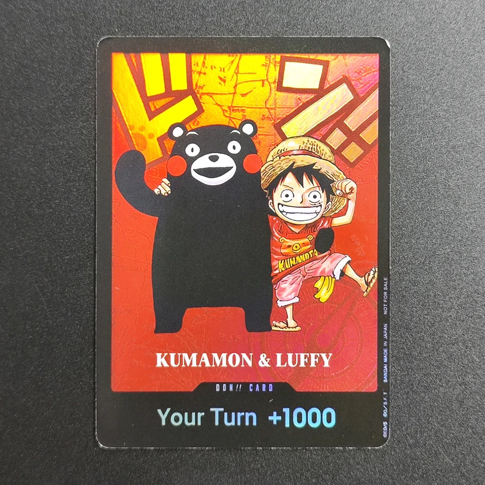 Proxy ONE PIEC 10 DON!! Card Kumamon Premium Card Collection Kumamoto Special English TCG Game Collection Card view 5