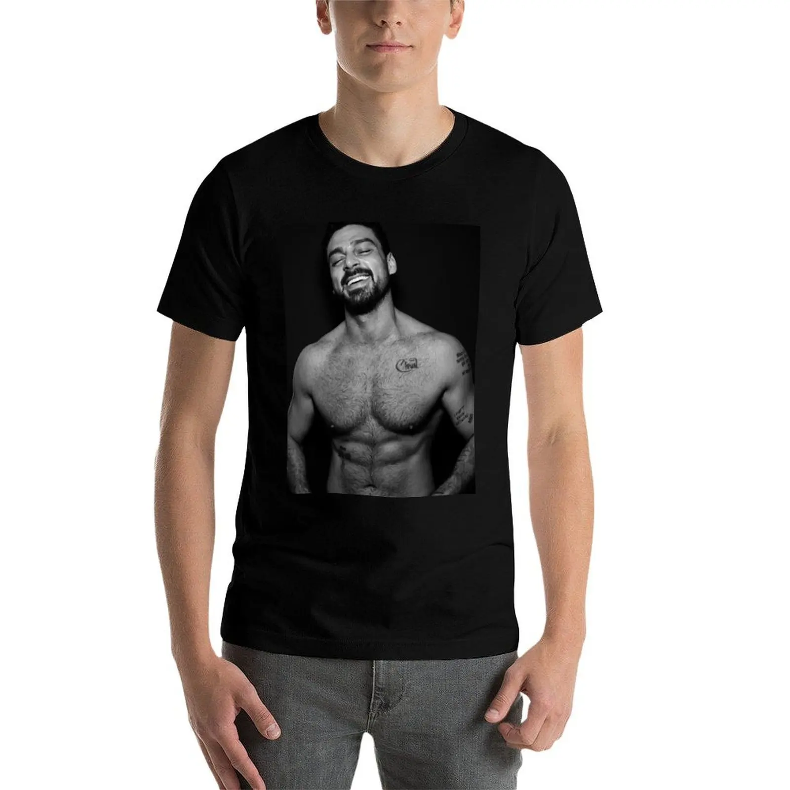 michele morrone Sexy T-Shirt anime shirts graphic tee Funny t-shirt Short sleeve tee men