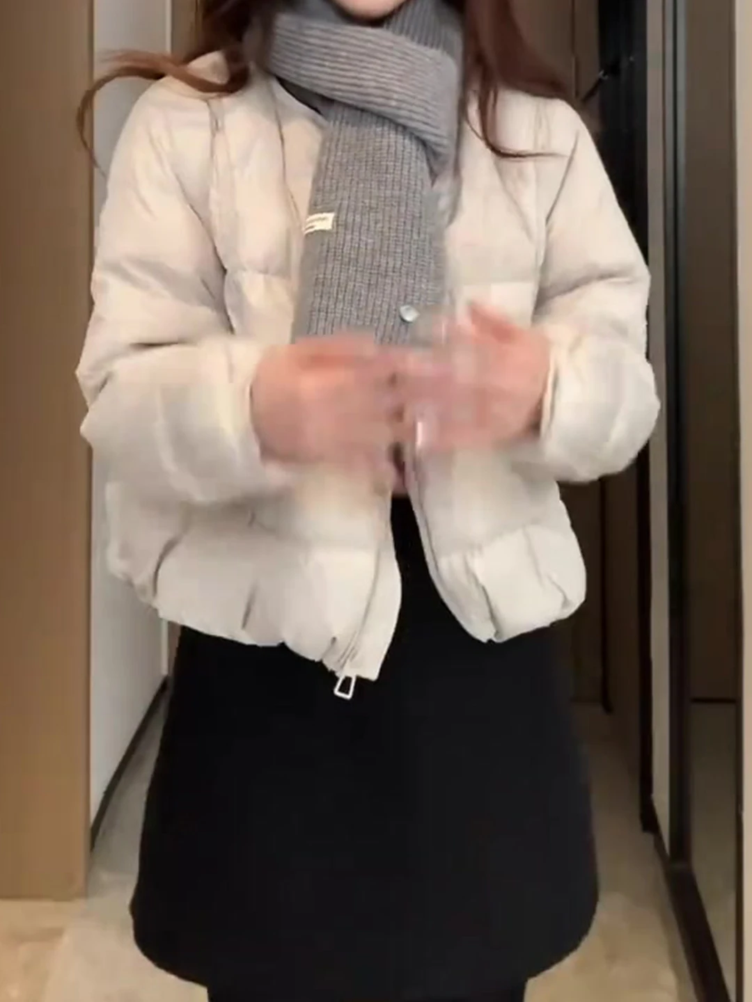 

Женская короткая юбка А-силуэта с высокой талией в корейском стиле, повседневная, весенне-осенняя, модная, стройнящая