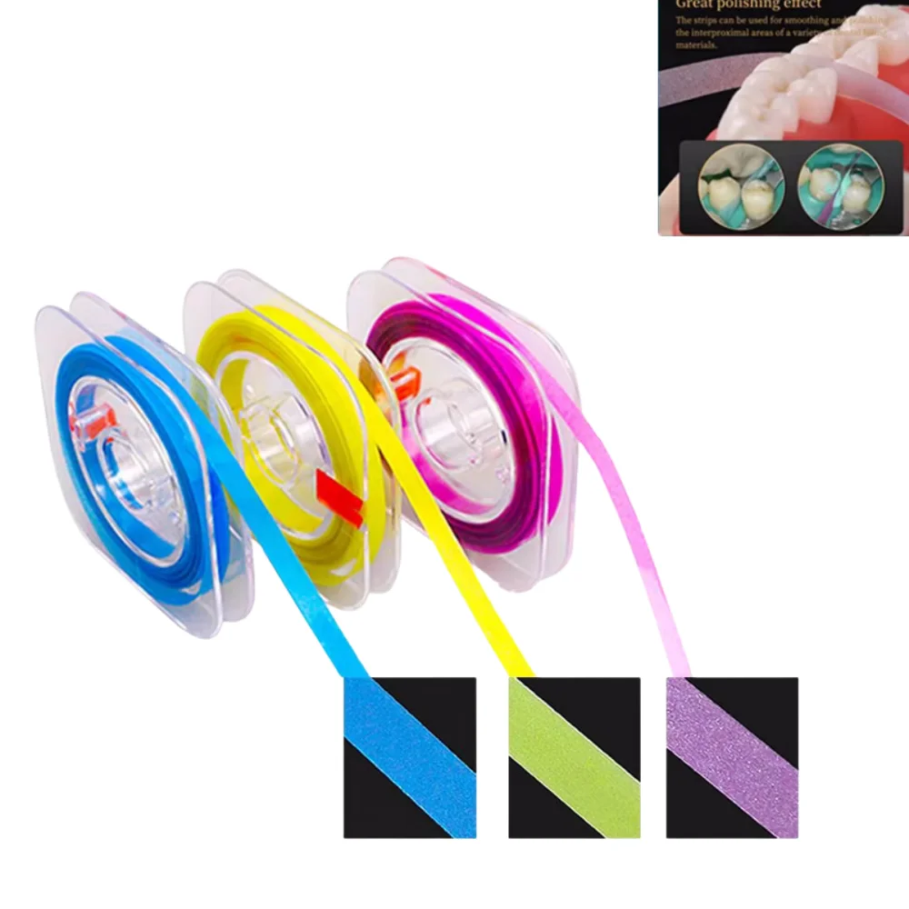 1Pc Dental Polishing Strip Roll for Resin Teeth Grinding Sanding Shaping Restorative Dentistry Finishing JUMTOP