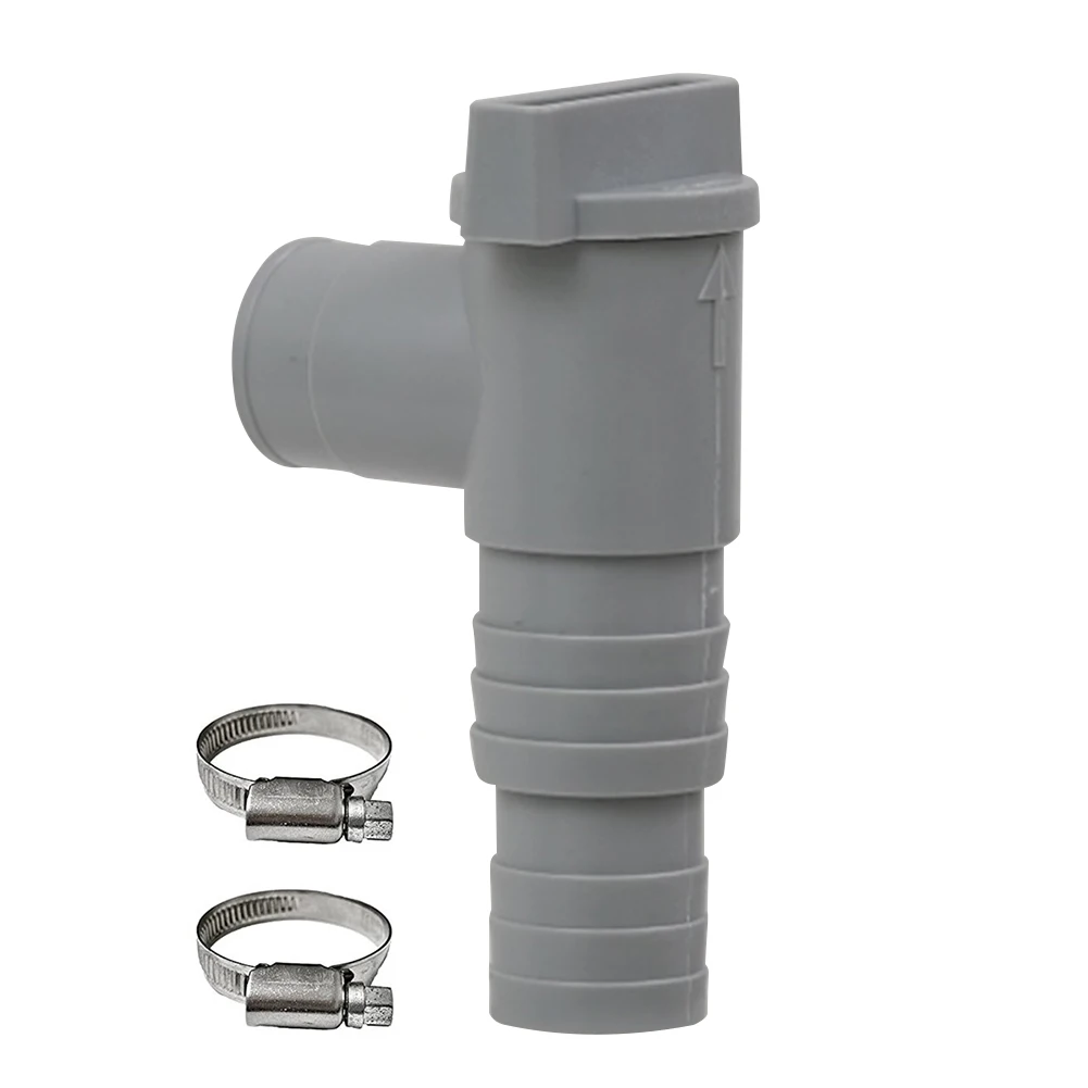 Válvula de sumergición de PVC para piscina, adaptador de 32 mm para piscinas enterradas, a prueba de fugas, sellado, repuesto para piezas de equipos de exterior