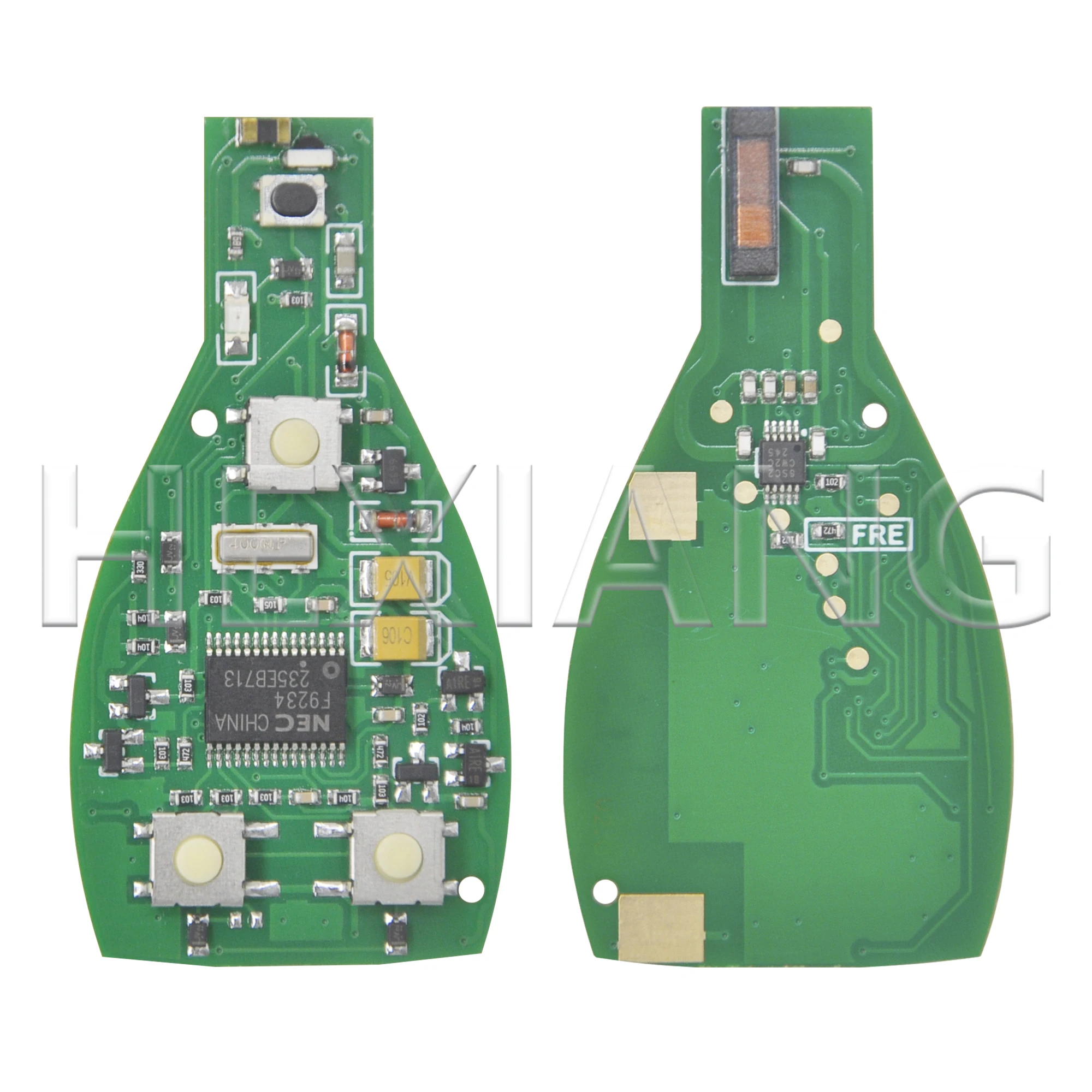 HE BGA tipo Sopport BGA y NEC Universal 315/433MHz frecuencia Variable Fob llave remota de coche para Mercedes Benz A C E S clase W203 W212