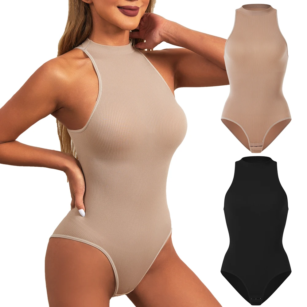 Seamless Bodysuit Compression Open Crotch Shapewear Women Push Up Fajas Colombianas Corset Slimming Butt Lifter Full Body Shaper