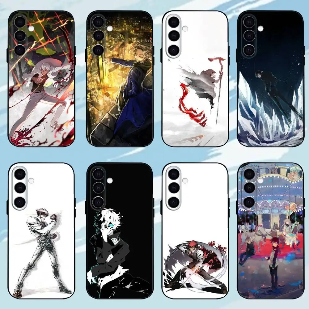 

Blood Blockade Battlefront Phone Case For Samsung Galaxy A73,A72,A71,A70,A53,A52,A51，Black Shell ll