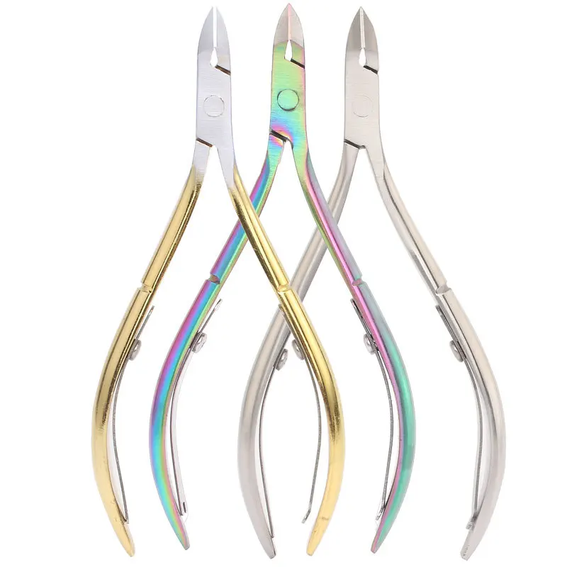 

Removes Cuticle Nails Scissors Profesional Push Steel Cuticles Cut Nail Cuticle Clip Zinger Manicure Scissors for Foot Nails Art