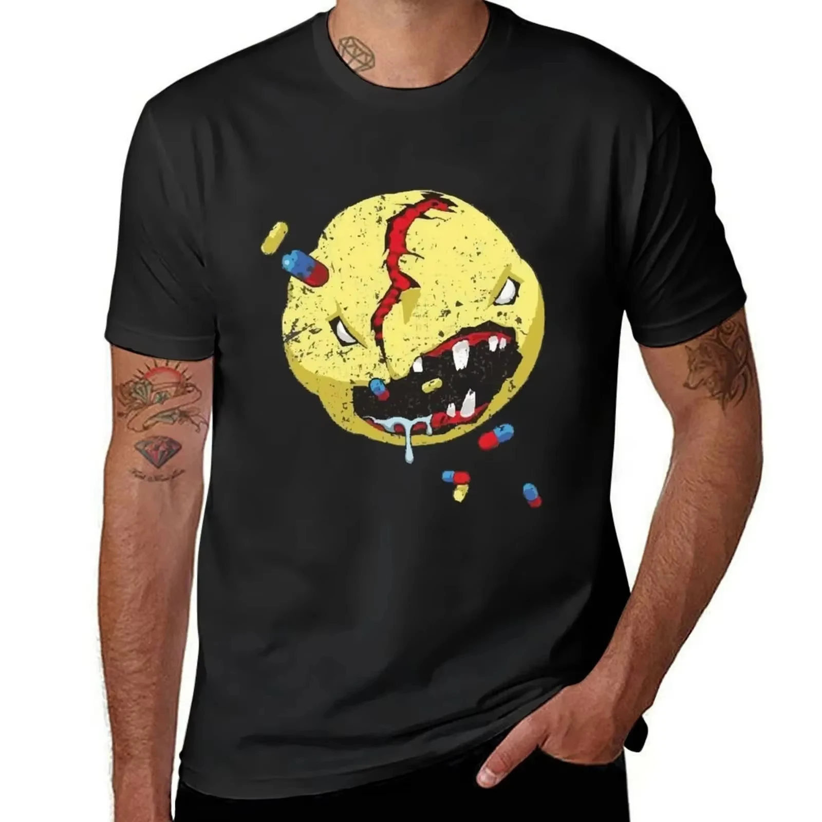 الخامس المفضلة قميص تي شيرت الهبي الملابس لطيف بلايز قصيرة الأكمام القطن تي شيرت تقليدي Crewneck سايبر الساموراي الشرير تي شيرت