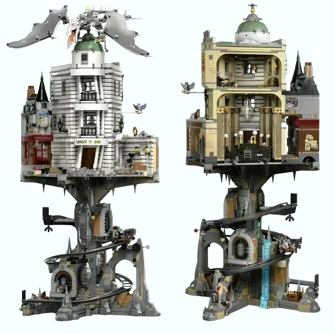 

Diy 4803PCS Street View Model Bank Cities Building Blocks Set Compatible With Toys For Children Or Adults Birthday Party Gifts