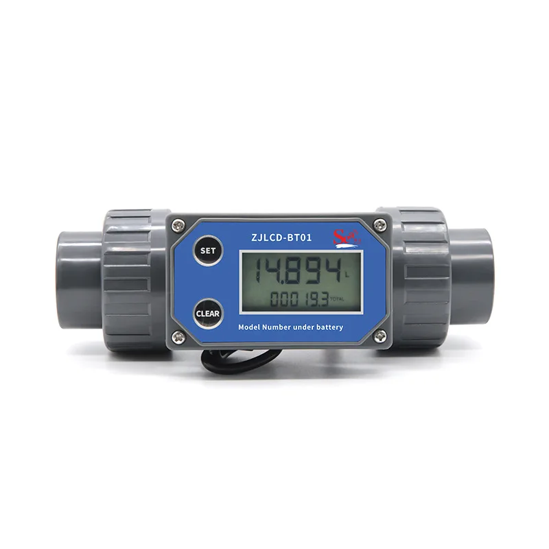 Intelligent digital water meter flowmeter farmland irrigation large flow electronic pipeline PVC turbine liquid