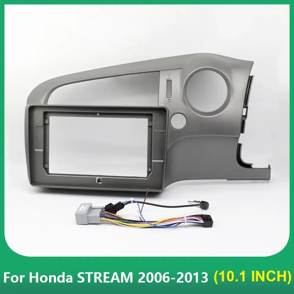 

Автомобильная рамка радиоприемника 10,1 дюйма для Honda STREAM 2006-2013, стерео Android MP5-плеер, 2Din, головное устройство, лицевая панель, корпус, комплект крышки приборной панели