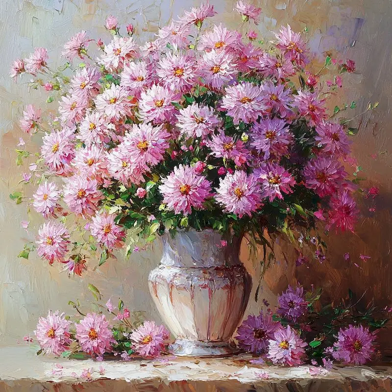 

GATYZTORY Diy Oil Painting By Numbers Flowers Acrylic Paint by numbers art work diy Numbers Painting on Canvas By Numbers