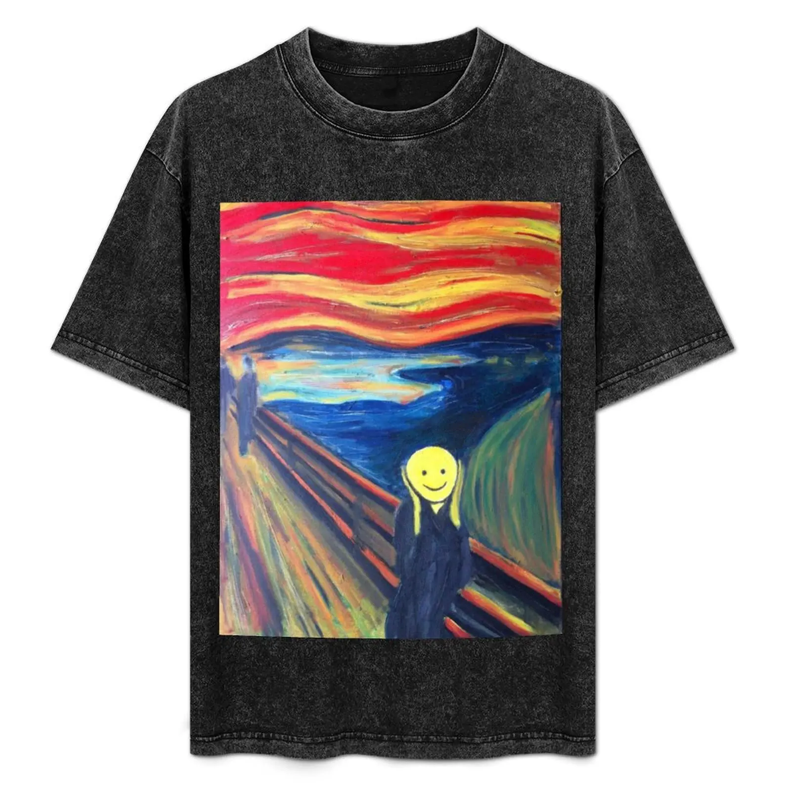 

The Smile (The Scream, after Munch) T-Shirt plus size tops shirts graphic tee anime figures plain t shirts men