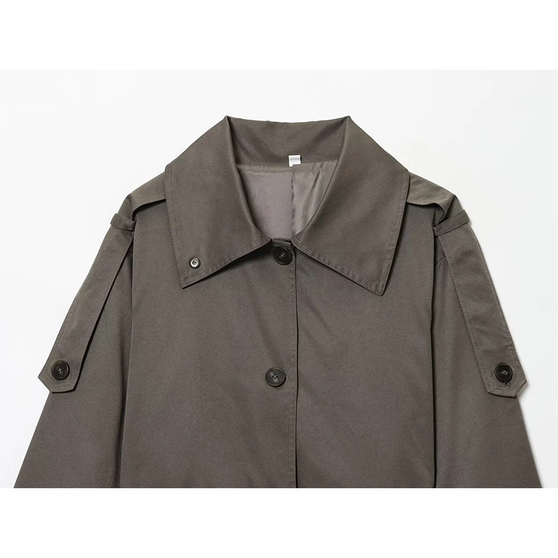 سترات نسائية جديدة لخريف 2025 سترات نسائية فضفاضة ودافئة وأنيقة معاطف عصرية للسفر والجوكر معاطف شبابية للشارع للخريف