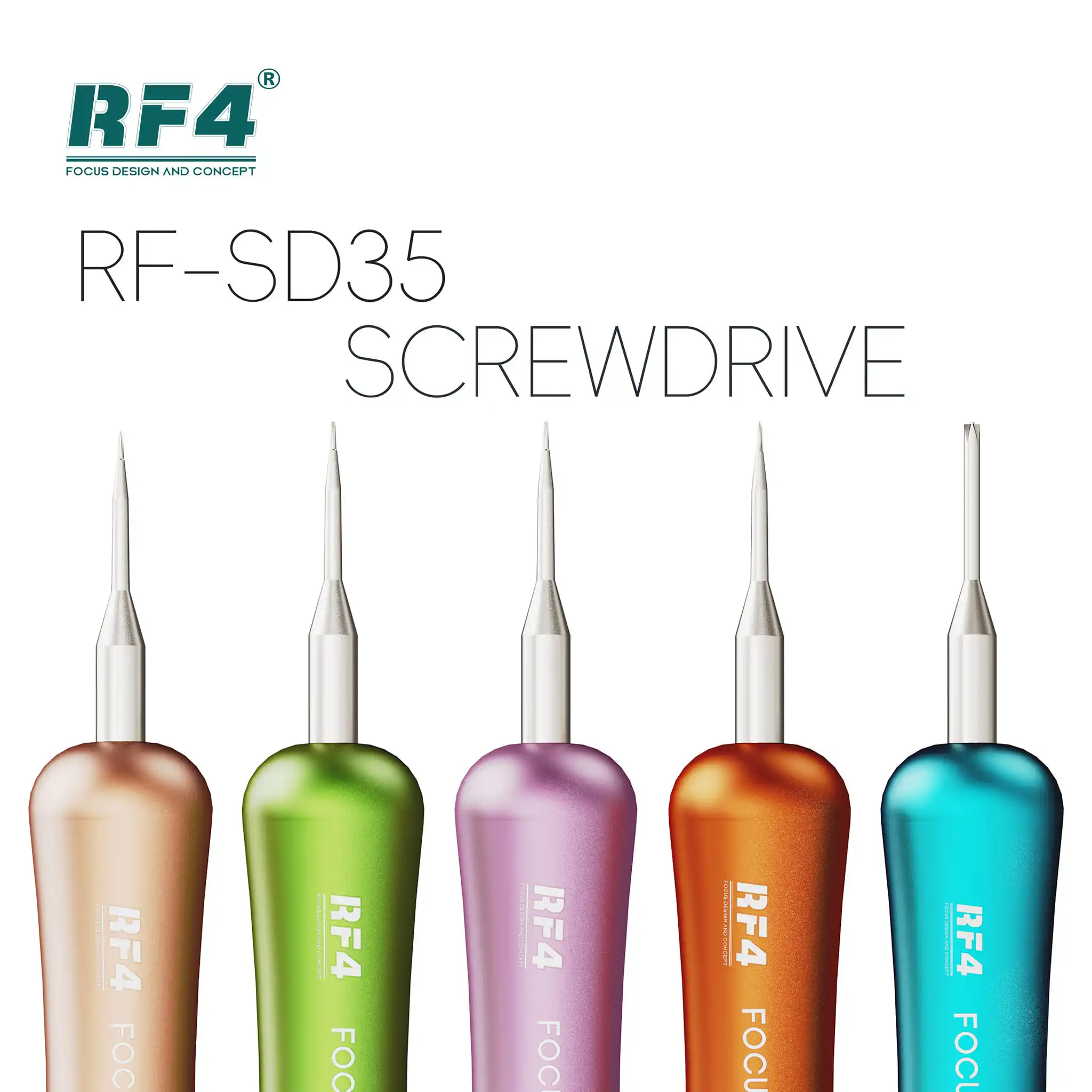 New RF4 RF-SD35 High Quality screwdriver canton Tower   For iPhone / Android Disassemble And Maintenance extra-hard Repair Tools