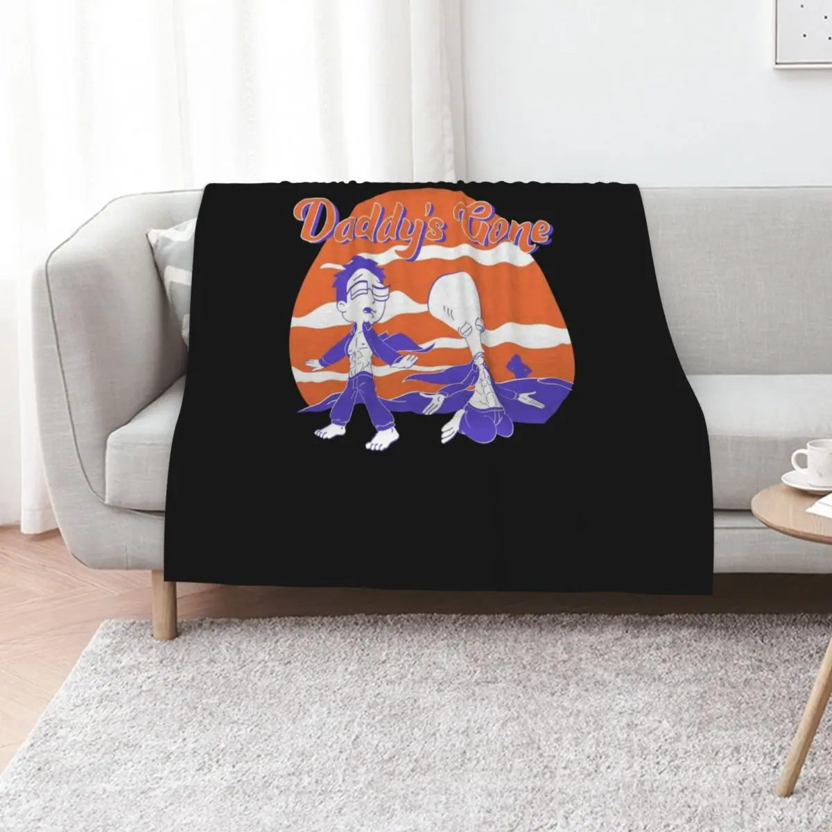 Daddy&x27;s Gone Classic T-Shirt Throw Blanket warm winter Single christmas decoration Camping Thins Moving Blankets