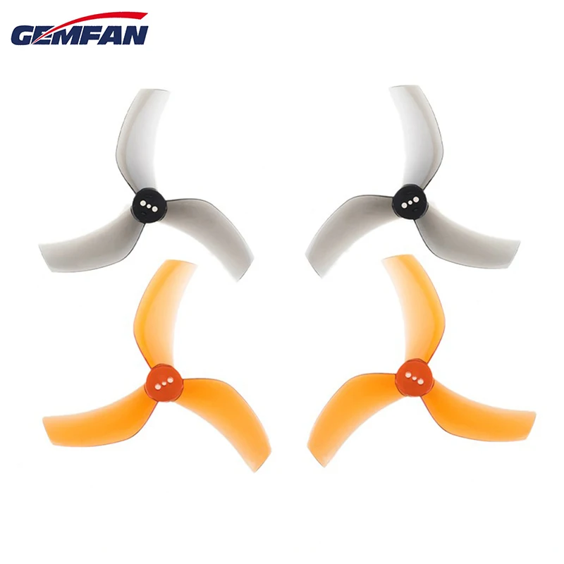 Gemfan-hélice D90S de 90mm, hélice de 3 aspas de 3,5 pulgadas, 3 orificios, 1,5mm, PC, mayor eficiencia para Drones de carreras RC Freestyle Cinehoop, piezas de repuesto