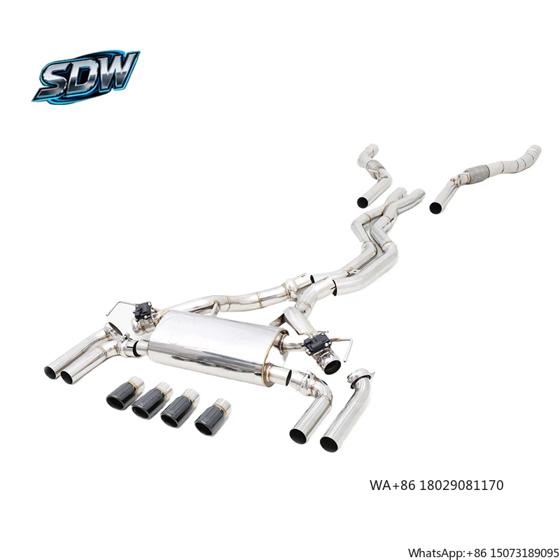 

Выхлопная система Catback из нержавеющей стали SS304 для Range Rover Sport P400, Defender D300, Discovery 5 и Velar P380