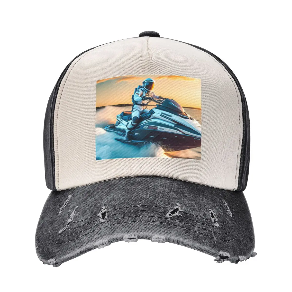 Astronaut in the jetski Baseball Cap Visor Sunhat Anime Hip Hop Hats Man Women's