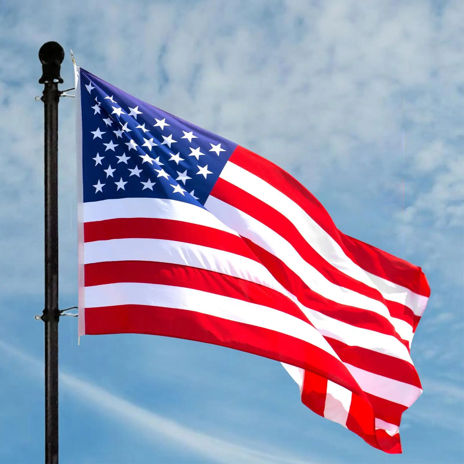 Telescopic Flag Pole Telescopic Heavy Duty Porch Flag Pole Gardening Supplies For Outdoor Indoor Car Outside Boat Truck