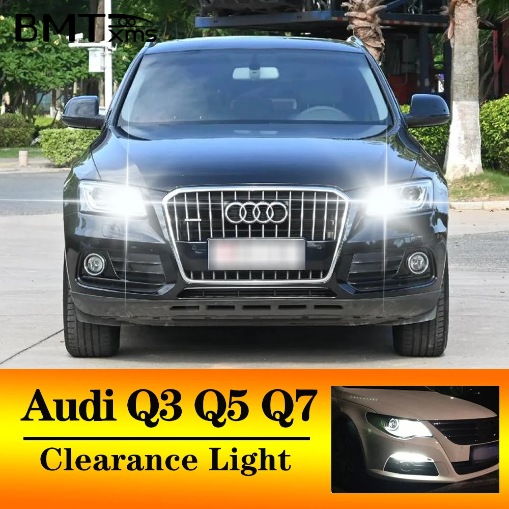 

BMTxms 2Pcs T10 W5W Car LED Bulbs Clearance Parking Lamp Side Lights For Audi Q3 Q5 Q7 2008 2009 2010- 2020 2021 2022 2023 2024