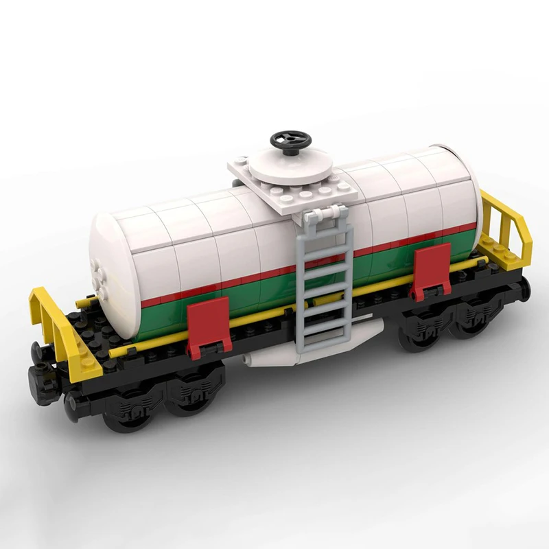

MOC Octan Fuel Wagon, Автомобиль-цистерна Octan, Грузовые поезда, Поезда, Городские поезда, Детские игрушки, Строительные блоки, Рождественские подарки