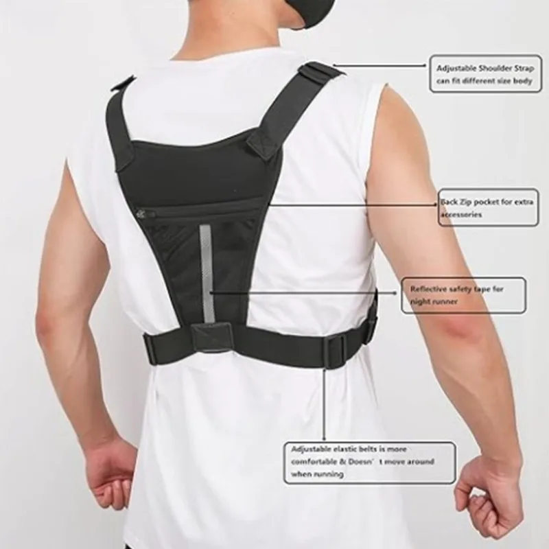 Outdoor Borsttas Voor Mannen Front  Pouch Hardloopvest Telefoonhouder Tactisch Sportpakket Wandelen Vissen Molle Camping Rugzak image 5
